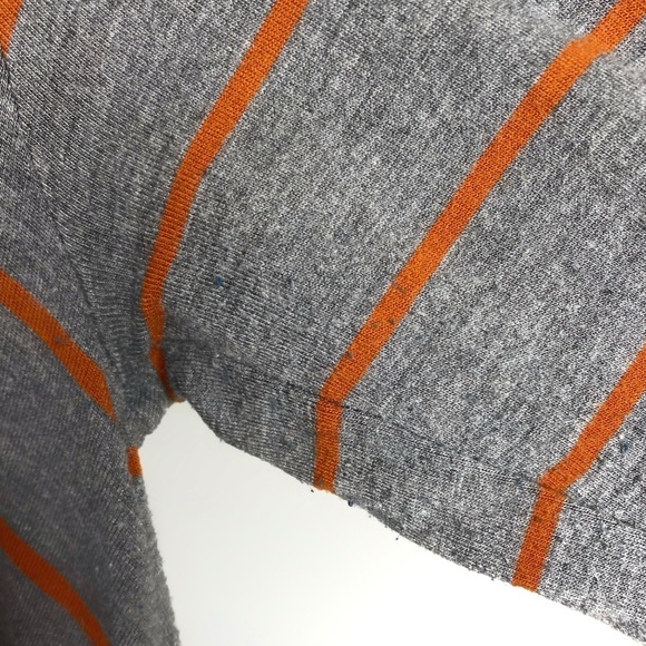 Matilda Jane Wind Song Gray & Orange Stripe Tunic - Picture 7 of 8